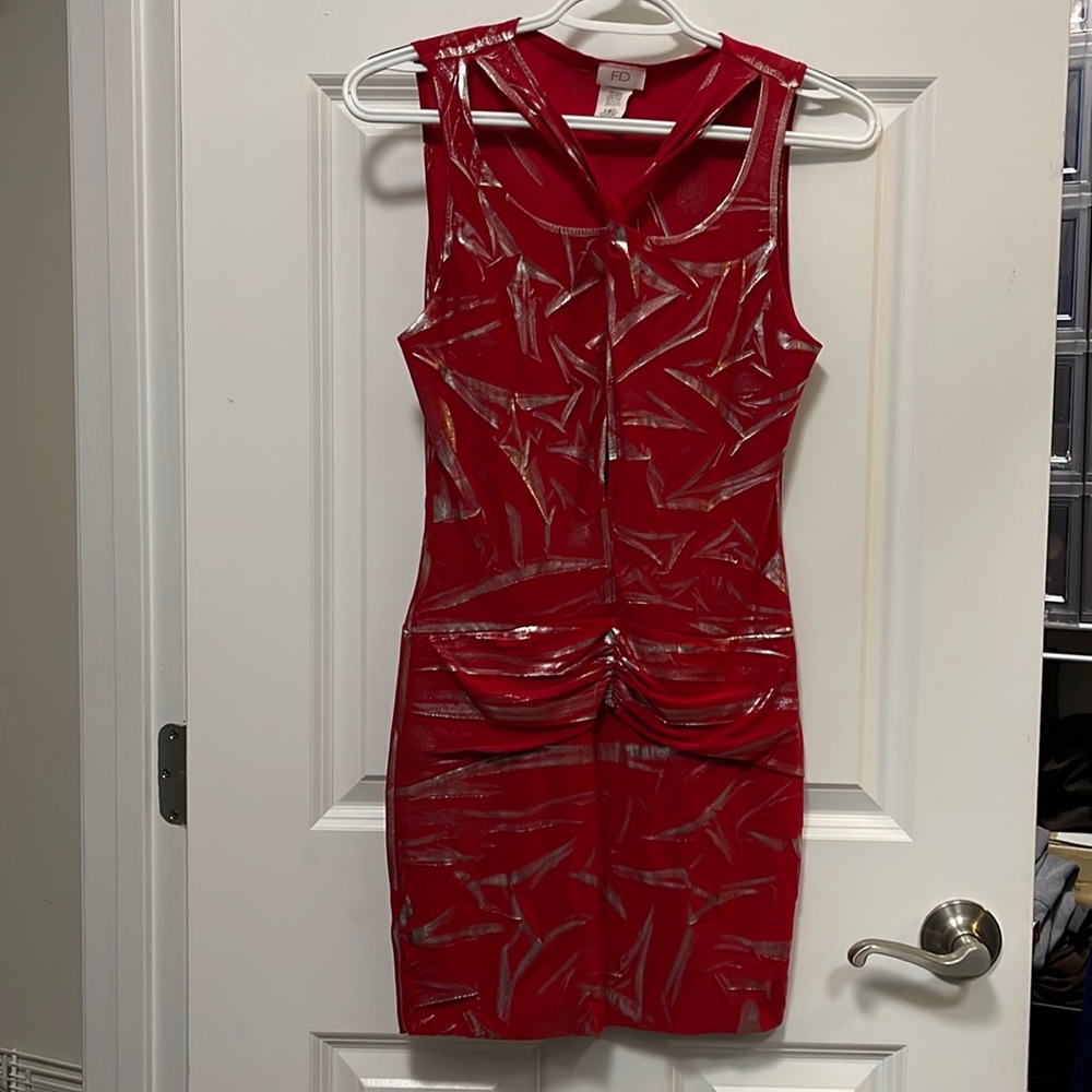 Sexy Red cocktail dress
